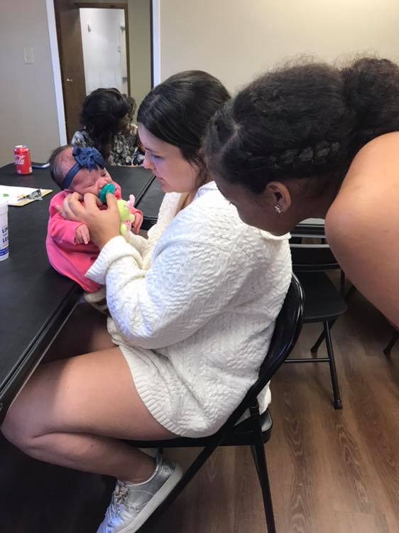 Participants in the Raising Mothers to Rise program gathering together